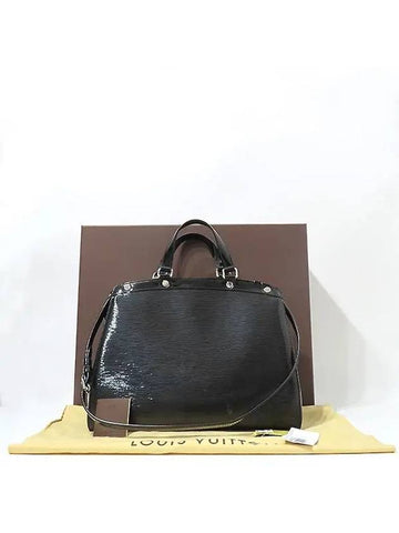 M40332 Epi Black Vernis Leather Brea GM 2WAY - LOUIS VUITTON - BALAAN 1