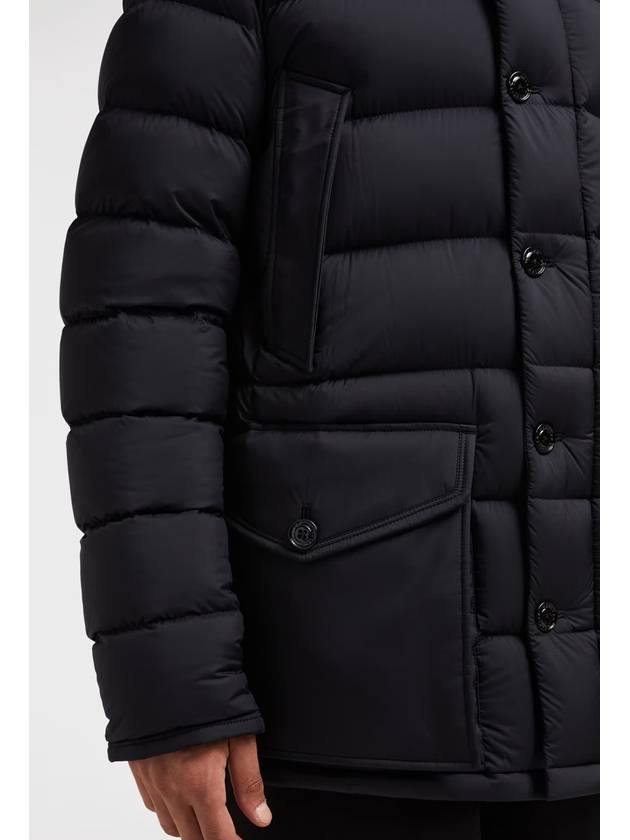 Men s padded Cluny short down jacket black - MONCLER - BALAAN 9