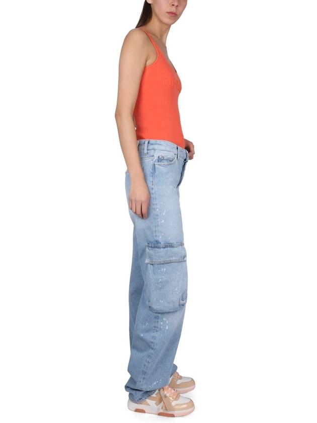 OWYB014S23DEN001 4001 Jeans - OFF WHITE - BALAAN 3