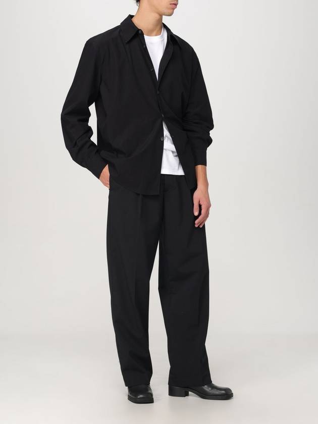 Beyond Liquid Poplin Long Sleeve Shirt Black - OUR LEGACY - BALAAN 3