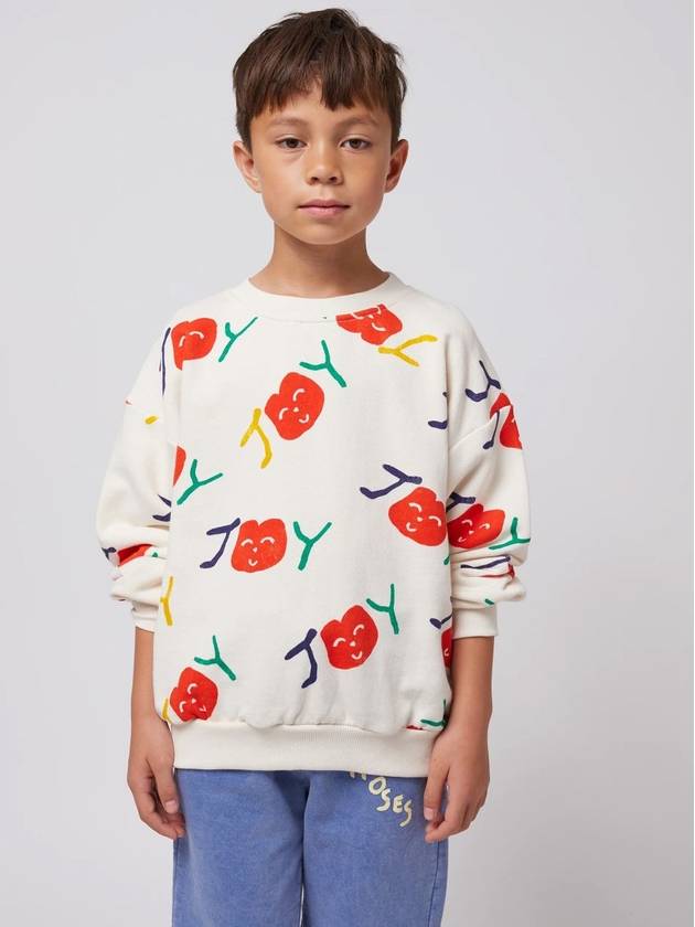 Children s Sweatshirt Smiling all over B125AC037 - BOBO CHOSES - BALAAN 1