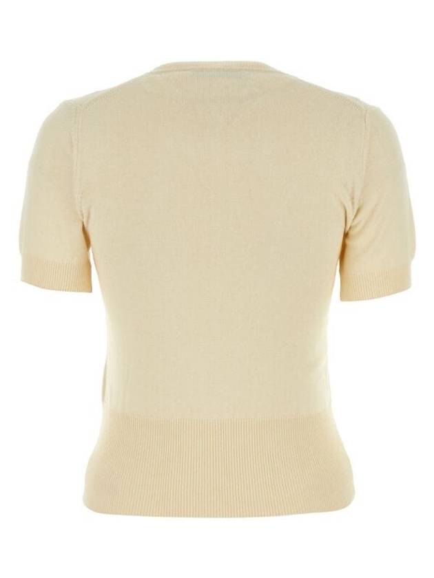 Bea Ribbed Knit Top Ivory - VIVIENNE WESTWOOD - BALAAN 3