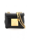 Onestud micro mini chain shoulder bag - VALENTINO - BALAAN 3