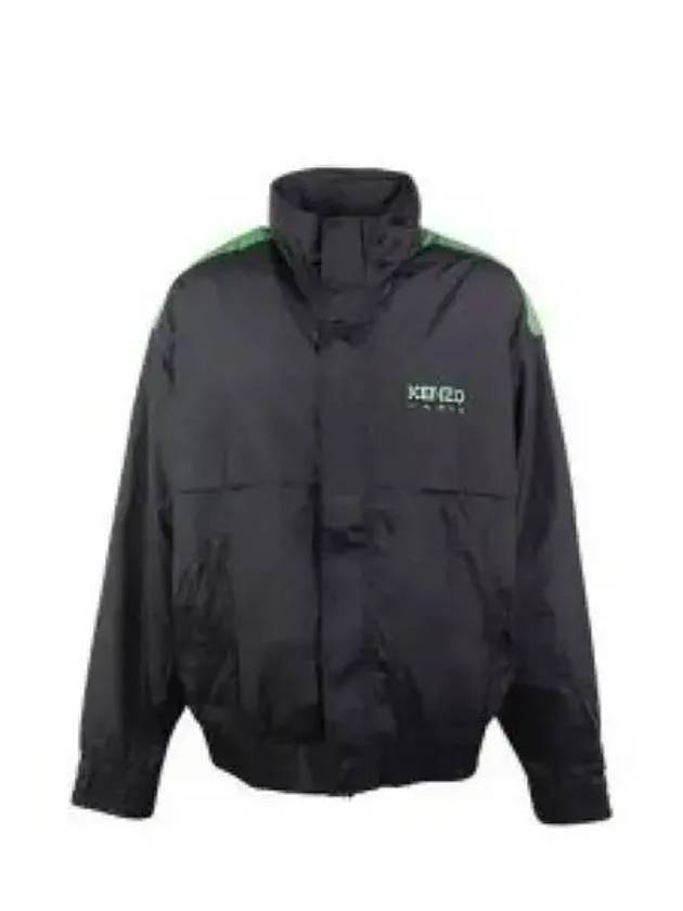 Men's Logo Print Track Jacket Black - KENZO - BALAAN 2