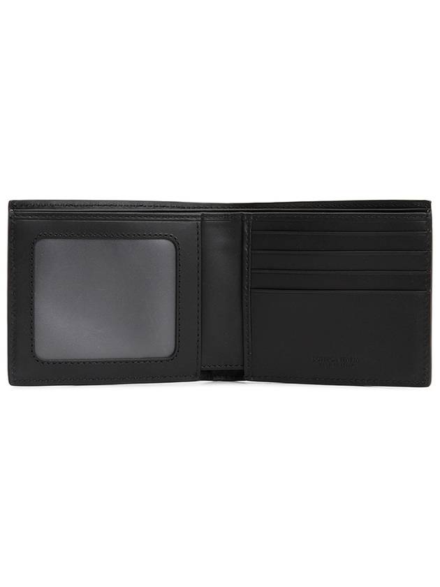 Intrecciato Leather Half Wallet Black - BOTTEGA VENETA - BALAAN 5