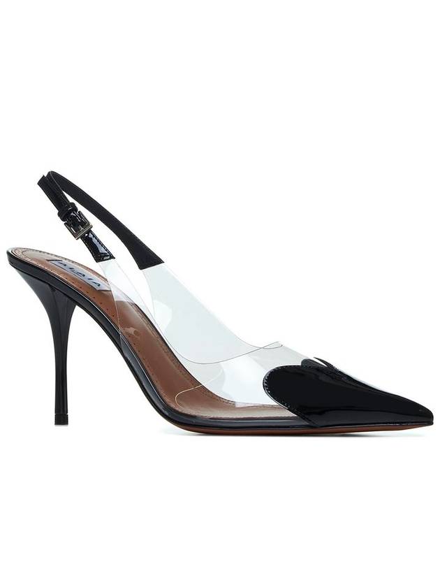 Alaïa Le Cœur Slingbacks In Patent Calfskin Shoes - ALAIA - BALAAN 2