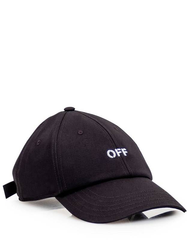 Embroidered Logo Ball Cap Black - OFF WHITE - BALAAN 3