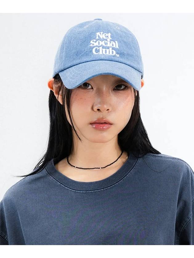 PIGMENT STITCH CAP SLATE BLUE - NET SOCIAL CLUB - BALAAN 2