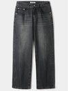 DPT 003 Damaged washed denim pants black - INDUST - BALAAN 3