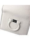 Gancini Logo Half Wallet Beige - SALVATORE FERRAGAMO - BALAAN 7