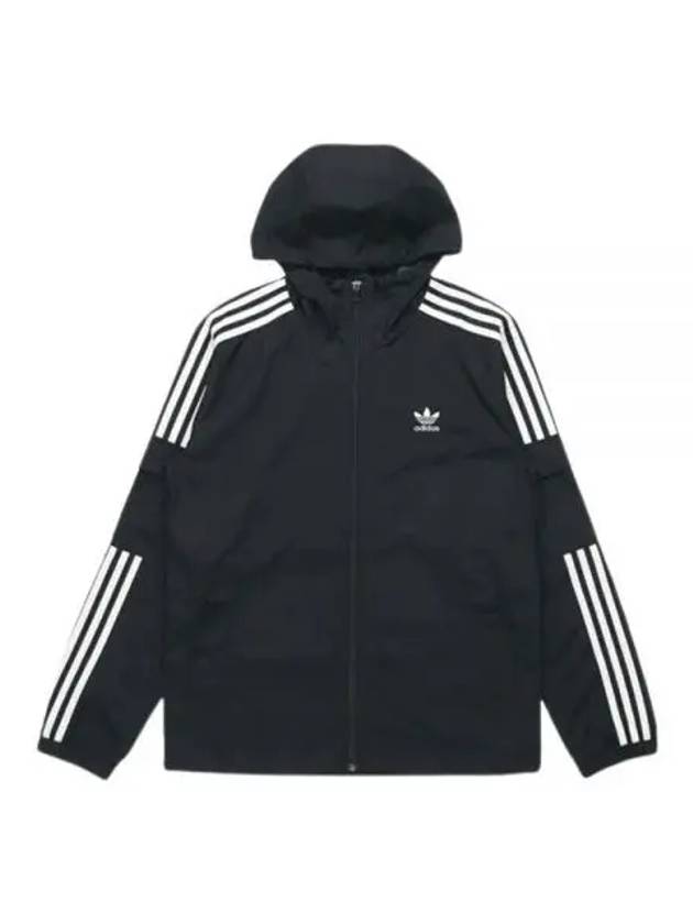 Three Stripes Windbreaker Black - ADIDAS - BALAAN 1