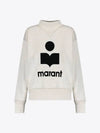 Moby Logo Print Sweatshirt Ecru - ISABEL MARANT - BALAAN 2