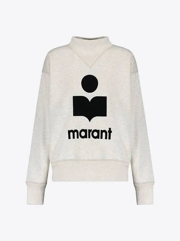 Moby Logo Print Sweatshirt Ecru - ISABEL MARANT - BALAAN 2