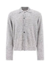 Evening Polo Cardigan Dust Melange - OUR LEGACY - BALAAN 2