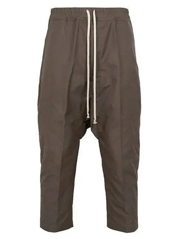 Drawstring Cropped Baggy Pants Dust - RICK OWENS - BALAAN 2