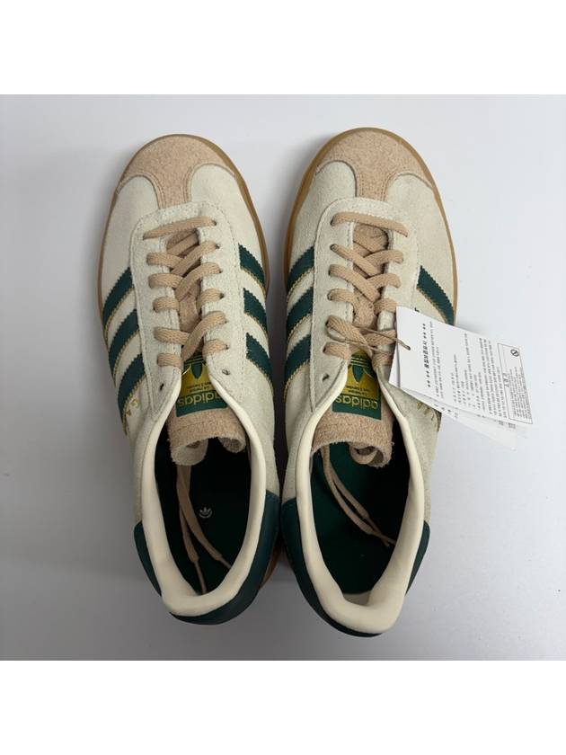 WoMen's Gazelle Bold Low Top Sneakers Cream White Green - ADIDAS - BALAAN 4