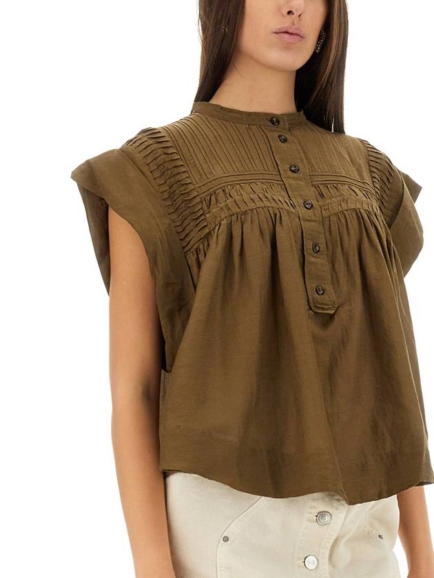 SHIRT "LEAZA" - ISABEL MARANT ETOILE - BALAAN 4