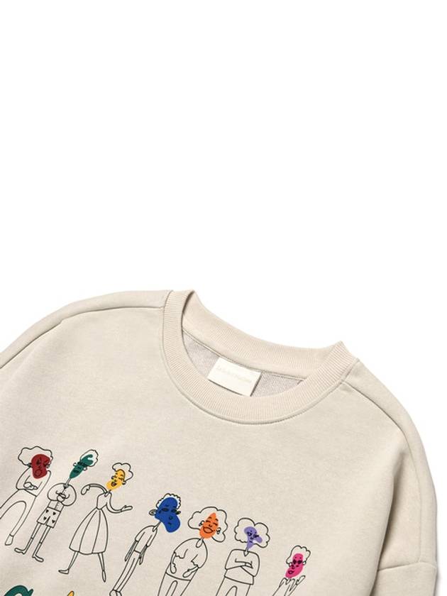 Brushed Options Matinee Family Sweat Shirts GREIGE - LE SOLEIL MATINEE - BALAAN 6