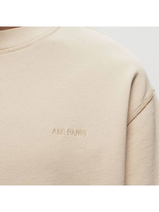 Fade Out Sweatshirt Ivory - AMI - BALAAN 5