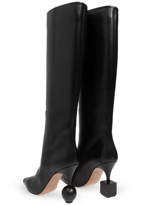 Jacquemus Leather Boots, Women's, Black - JACQUEMUS - BALAAN 6