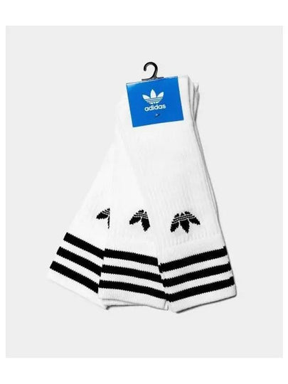 Adidas Solid Crusock Socks White - ADIDAS - BALAAN 2