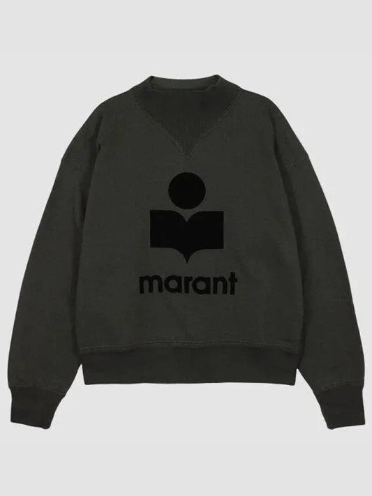 Moby High Neck Sweatshirt Black SW0 1061879 - ISABEL MARANT - BALAAN 1