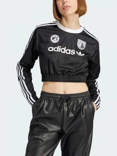 SOCCER Long Sleeve Crop IR9802 Domestic Product GQDO23071818632 - ADIDAS - BALAAN 1