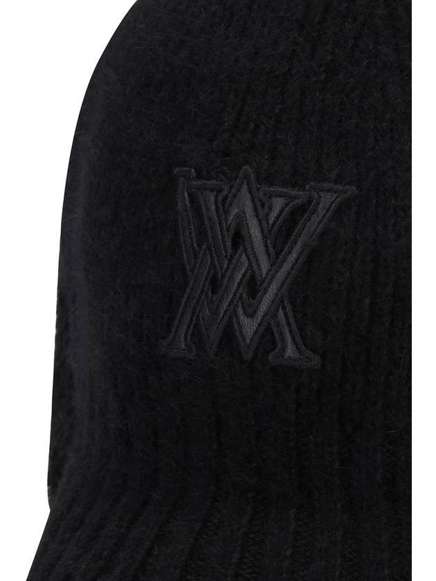 Official W NEW ANGORA KNIT BALLCAP BK - ANEWGOLF - BALAAN 6