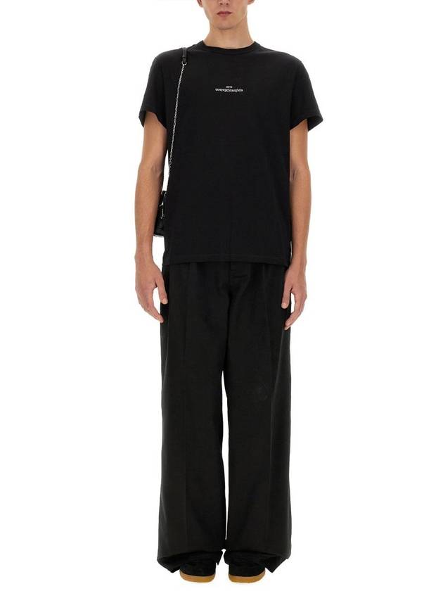 Classic wide pants black - MAISON MARGIELA - BALAAN 3