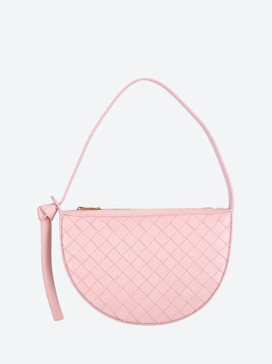 Intrecciato Sunrise Small Shoulder Bag Pink - BOTTEGA VENETA - BALAAN 2