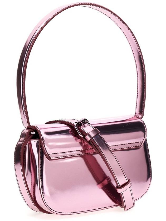 1DR round logo shoulder bag pink - DIESEL - BALAAN 3