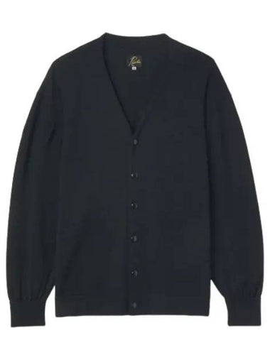 V neck cardigan black - NEEDLES - BALAAN 1