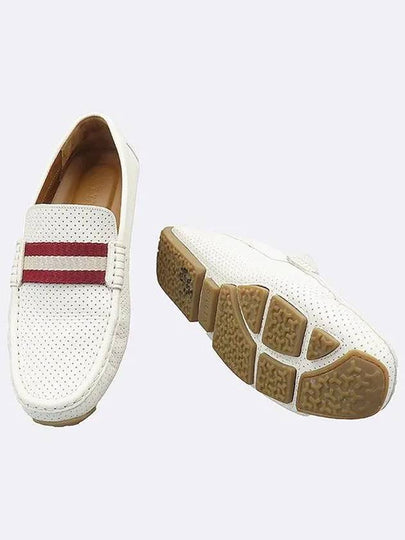 White Color Leather Men s Loafers 7 250MM - BALLY - BALAAN 2