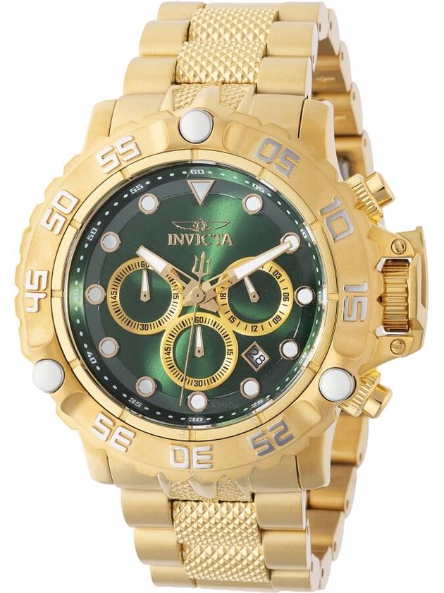 Invicta Subaqua Poseidon Chronograph GMT Quartz Green Dial Men's Watch 47185 - INVICTA - BALAAN 1