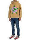 Interlocking G Star Hoodie Beige - GUCCI - BALAAN 2