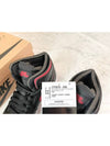 Air Jordan 1 Zoom Comfort Bred Low Top Sneakers Black Red - NIKE - BALAAN 7