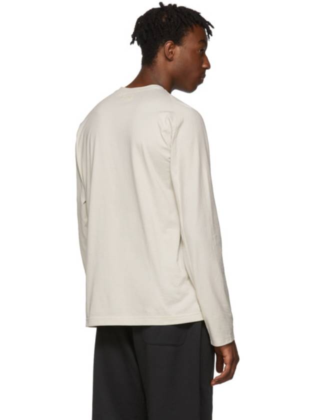 Yohji Off-White Yohji Letters Long Sleeve T-Shirt - Y-3 - BALAAN 7