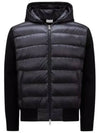 Quilted wool cardigan black - MONCLER - BALAAN 2