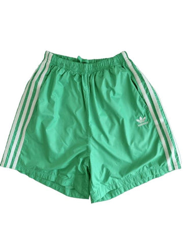 Adicolor Embroidery Logo Ripstop Shorts Green - ADIDAS - BALAAN 1