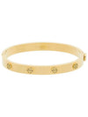 Miller Hinged Stud Bangle Bracelet Gold - TORY BURCH - BALAAN 2