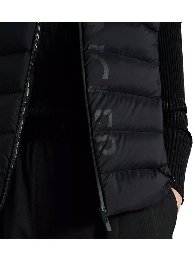 Cenis Logo Padding Vest Black - MONCLER - BALAAN 7