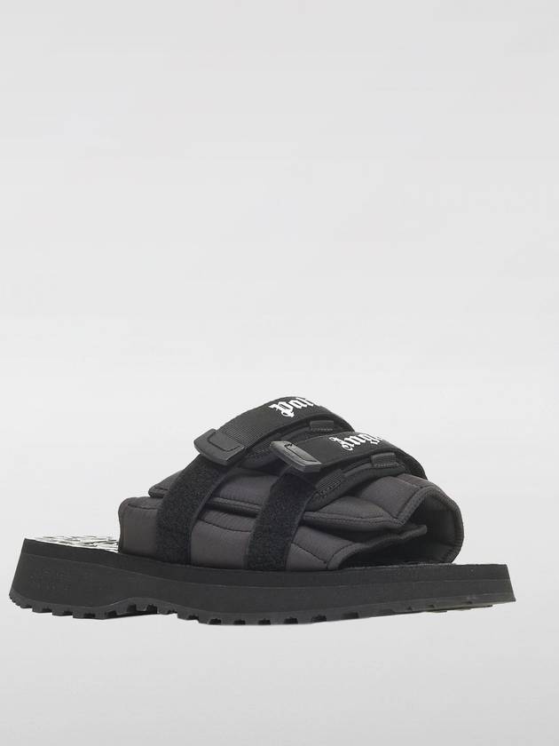 Suicoke Moto P Touch Strap Slippers Black - PALM ANGELS - BALAAN 3