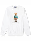 Bear Print Cotton Sweatshirt White - POLO RALPH LAUREN - BALAAN 2