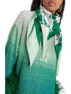 Metamorphosis Siren Silk Scarf Green - VALENTINO - BALAAN 2