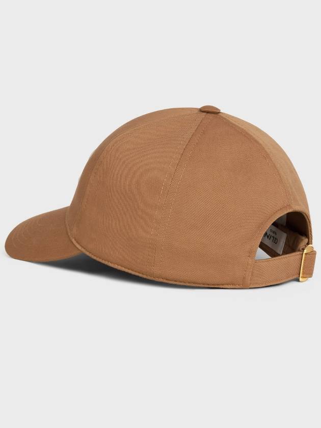 Triomphe Cotton Ball Cap Toffee - CELINE - BALAAN 6