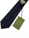 Interlocking men s tie 707260 4EAAU 4000 dark navy - GUCCI - BALAAN 4