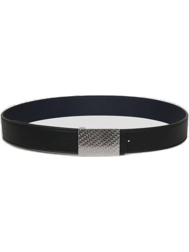 Reversible Leather Belt Black - DIOR - BALAAN 2