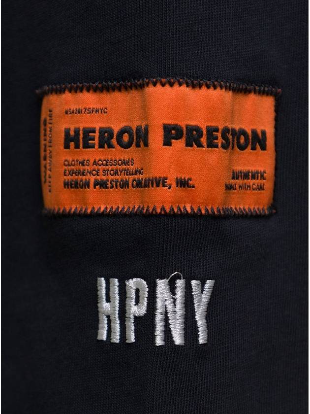 HPNY Logo Embroidered Turtleneck Black - HERON PRESTON - BALAAN 4