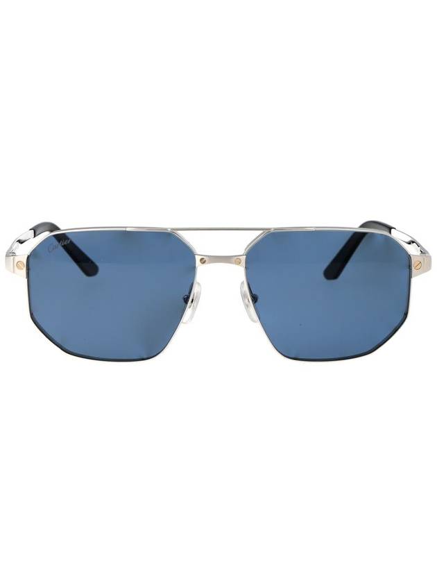 Eyewear Santos de Geometric Frame Sunglasses CT0462S - CARTIER - BALAAN 2