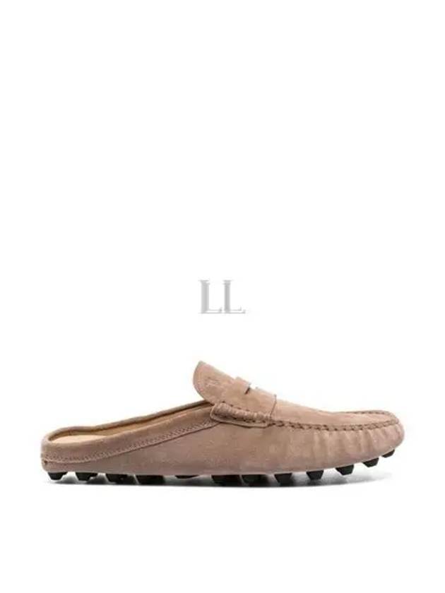 Gommino Bubble Suede Bloafers Beige - TOD'S - BALAAN 2